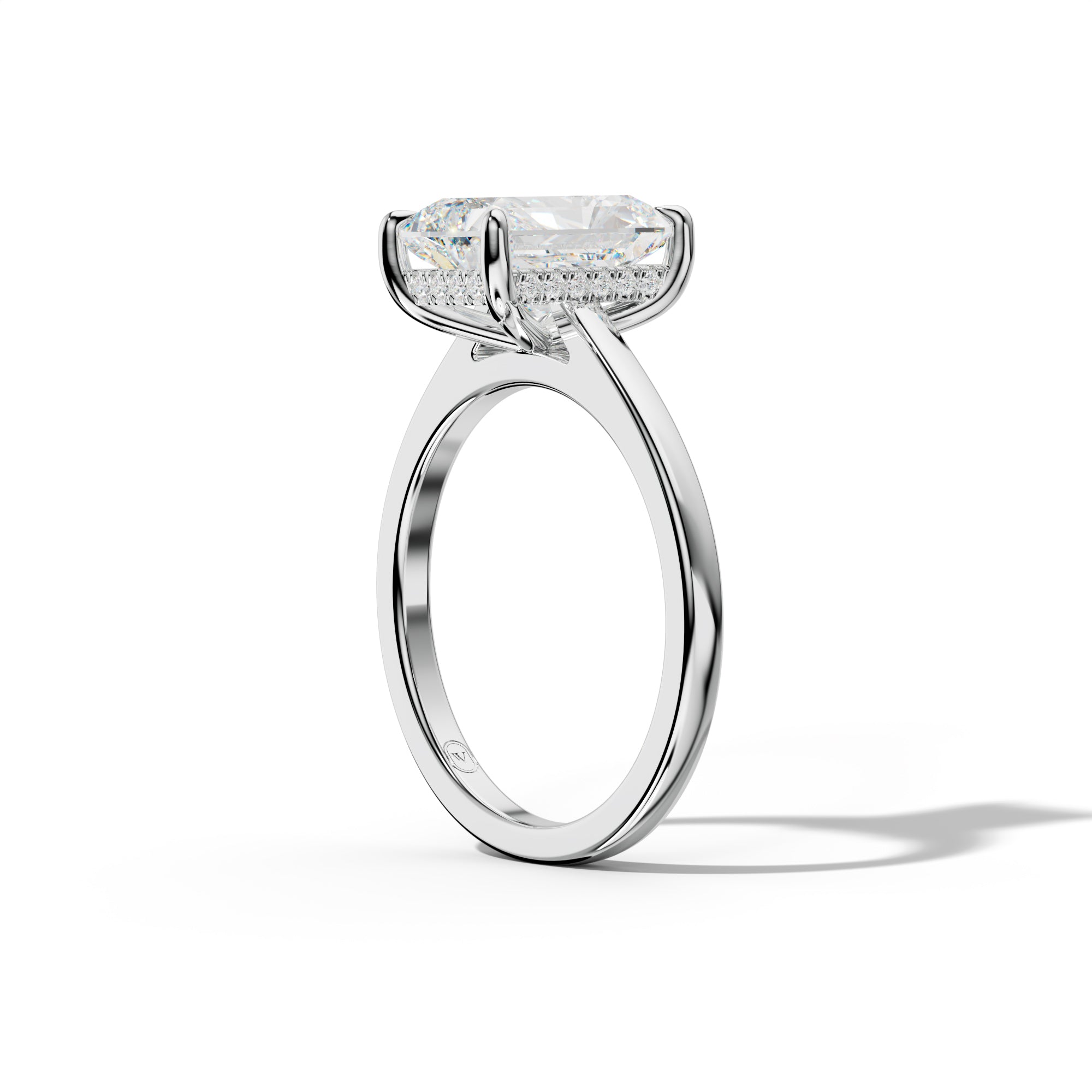 Lilly Radiant Diamond Engagement Ring